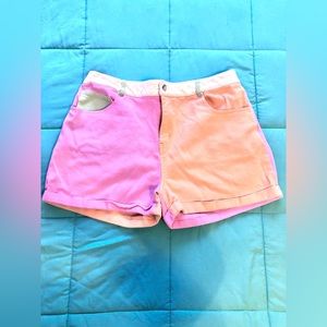 Doll Kill Sugar Thrillz Pastel Shorts. XXL.
